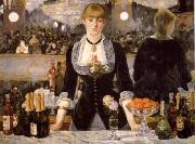 Edouard Manet A Ba4 at the Folies-Bergere oil on canvas